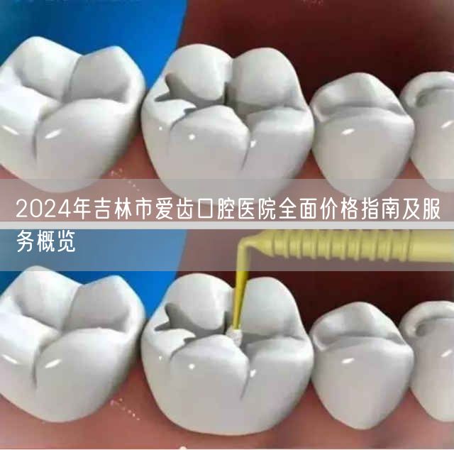 2024年吉林市爱齿口腔医院全面价格指南及服务概览