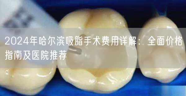 2024年哈尔滨吸脂手术费用详解：全面价格指南及医院推荐