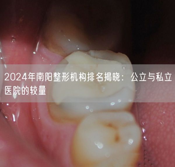 2024年南阳整形机构排名揭晓：公立与私立医院的较量