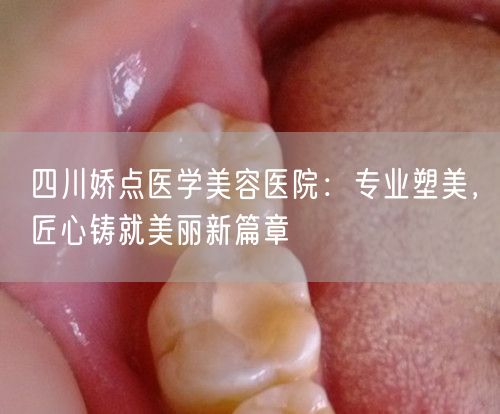 四川娇点医学美容医院：专业塑美，匠心铸就美丽新篇章