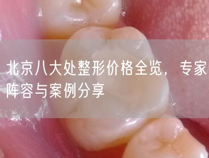 北京八大处整形价格全览，专家阵容与案例分享