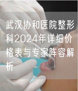 武汉协和医院整形科2024年详细价格表与专家阵容解析