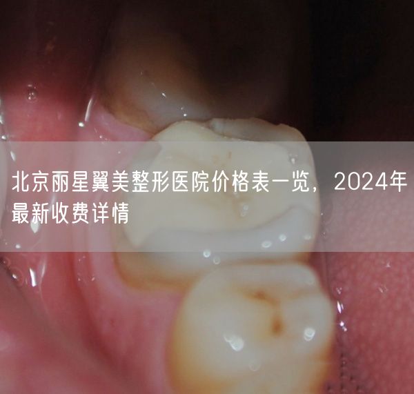 北京丽星翼美整形医院价格表一览，2024年最新收费详情