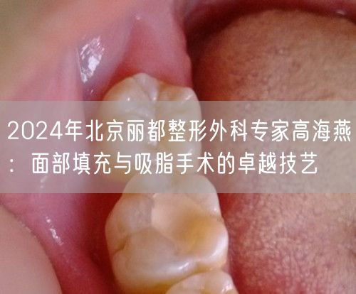 2024年北京丽都整形外科专家高海燕：面部填充与吸脂手术的卓越技艺