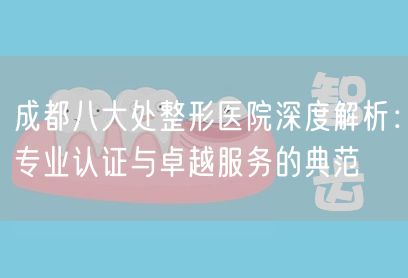 成都八大处整形医院深度解析：专业认证与卓越服务的典范